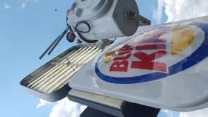 installation of new Burger King sign